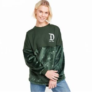 Disneyland Resort Mickey Mouse Green Sherpa Spirit Jersey Size XS